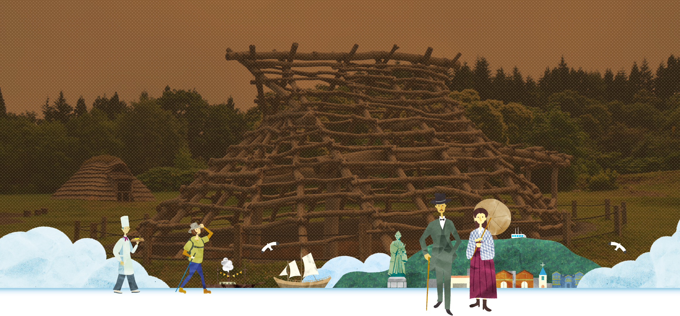 北の縄文編キービジュアル